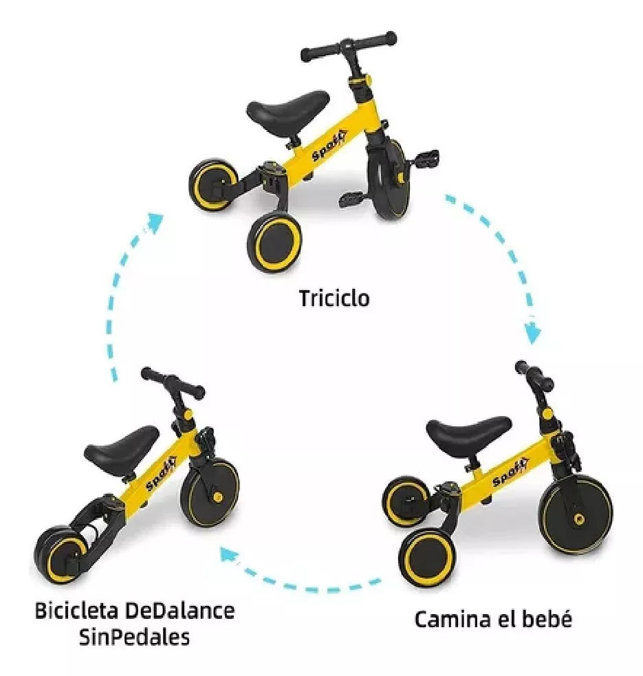 Triciclo De Equilibrio 3 en 1